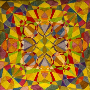 ABSTRACT LINES CIRCLES DOTS 16 